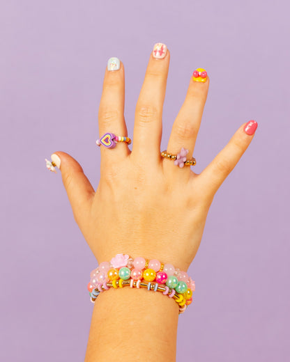 Tween 3D Press-On Nails – Twirl and Friends (Ages 8–12)