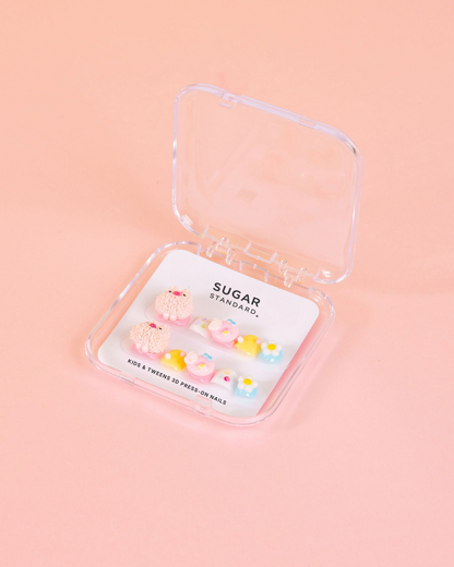 Kids 3D Press-On Nails – Sweet & Squishy (Ages 5-8)